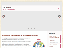 Tablet Screenshot of procathedral.ie
